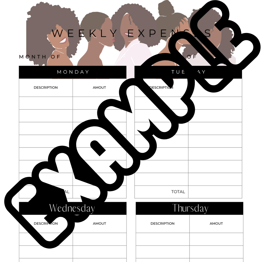 Black Girl Budget Planner