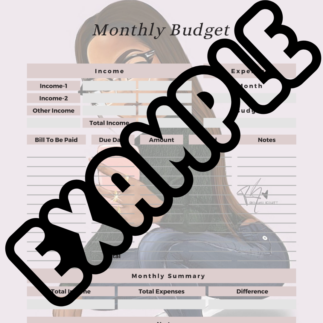 Black Girl Budget Planner