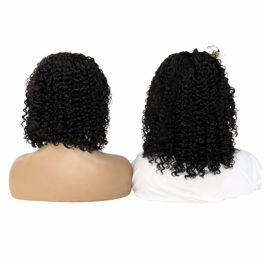 Deep Curly Frontal Wig